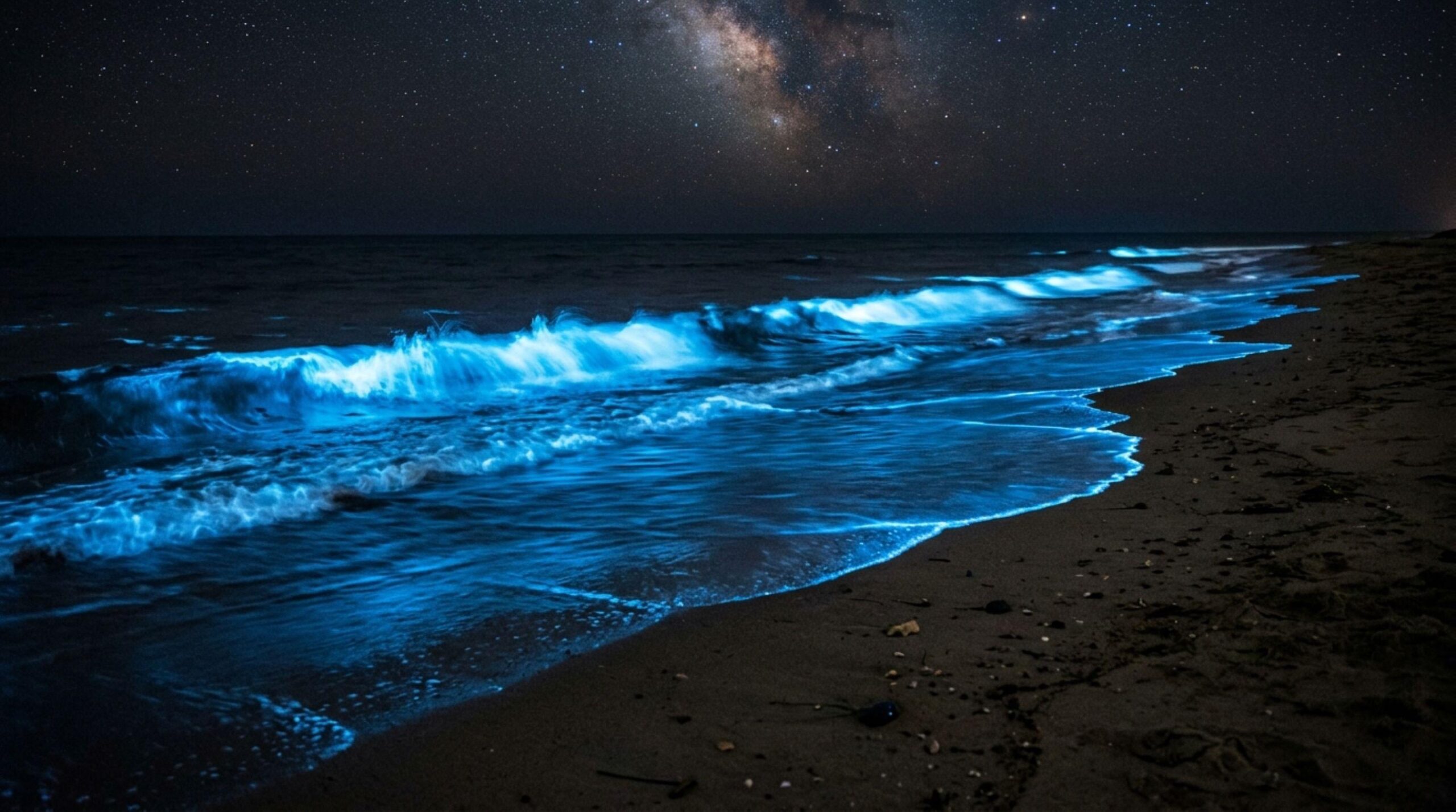kenapa Laut Bisa Bercahaya di Malam Hari